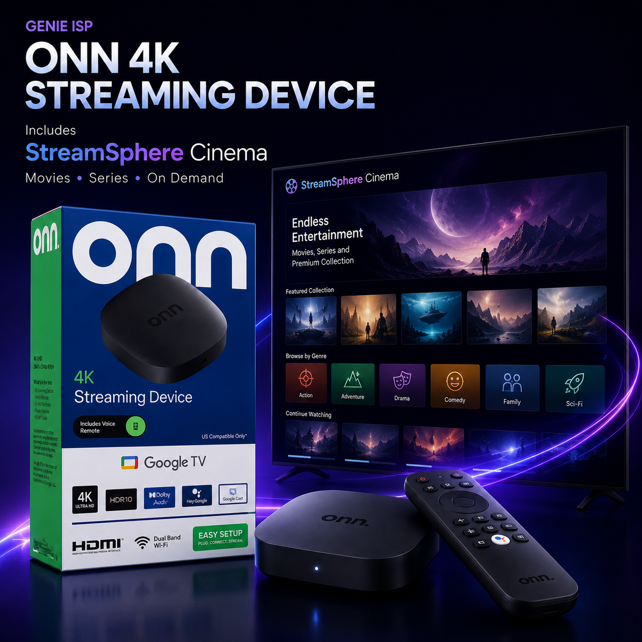 Onn 4K Streaming Device