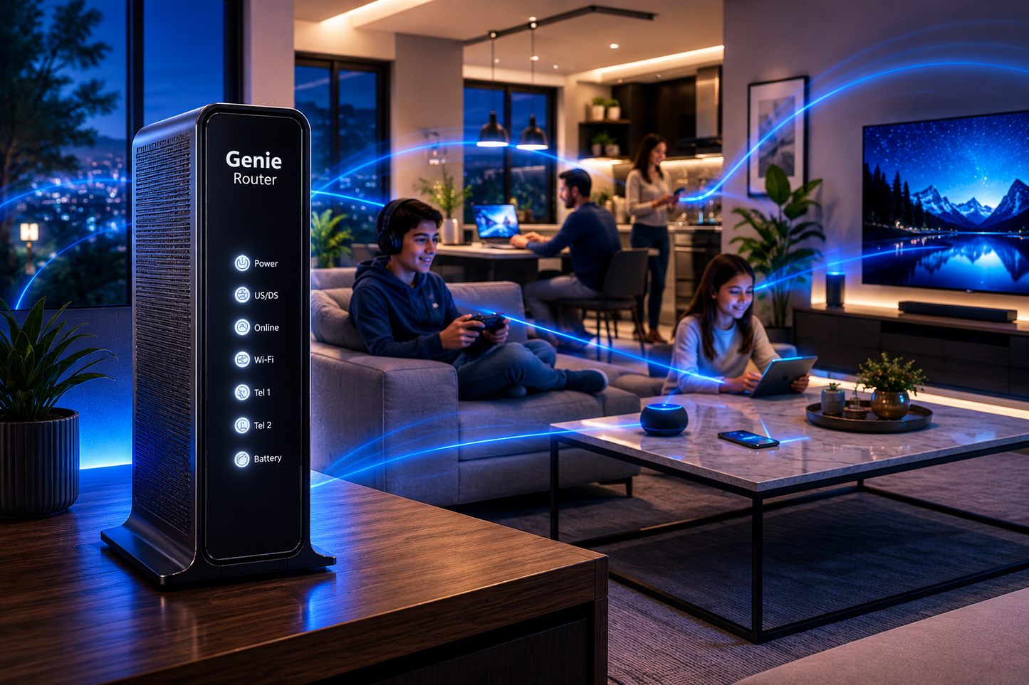 Genie Router – Dual-Band WiFi Modem