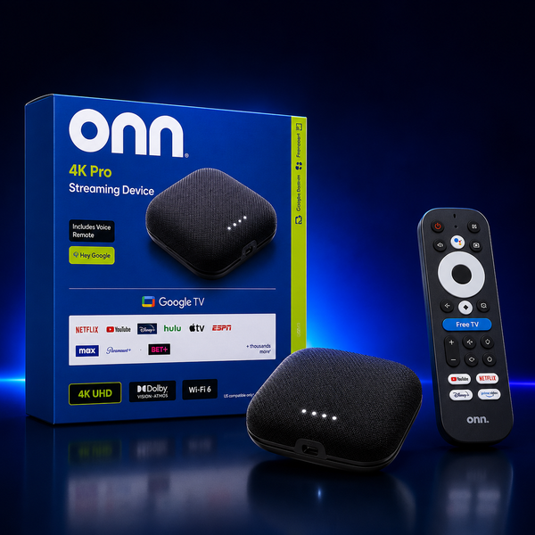 onn 4K Pro Streaming Device with Hands-Free Voice | Genie ISP