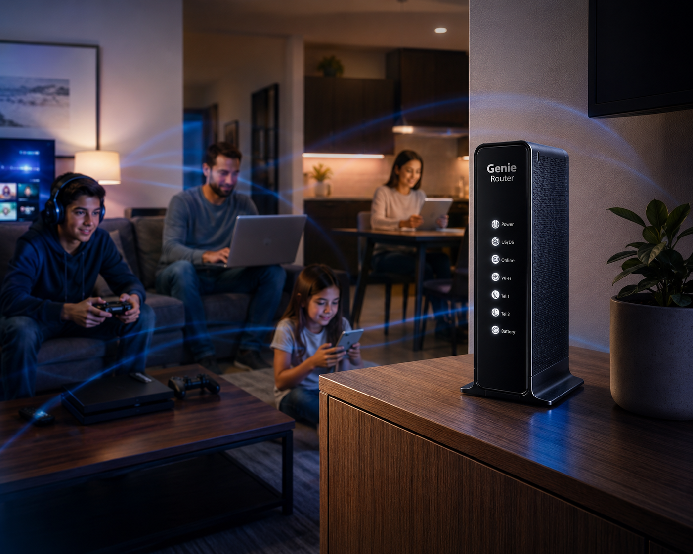 Genie Router – Dual-Band WiFi Modem
