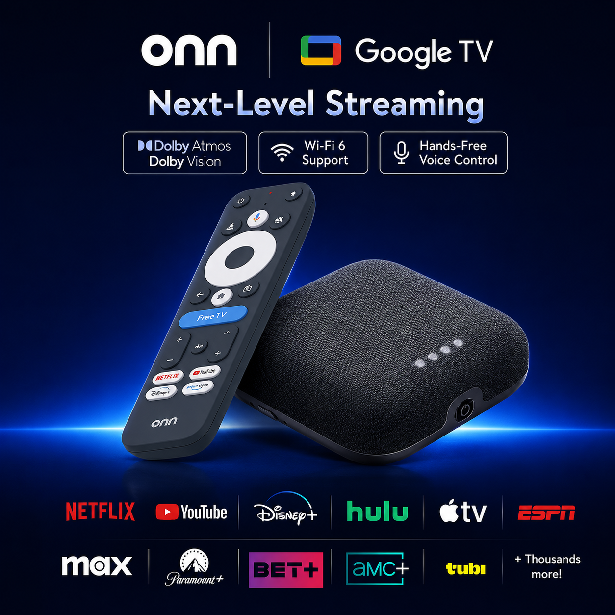 Onn 4K Pro Streaming Device